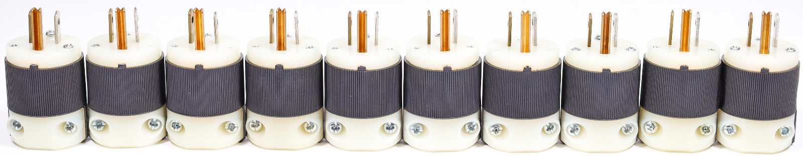 (Lot of 10) Hubbell HBL5266C AC Male NEMA 5-15P 15A 125V Plug