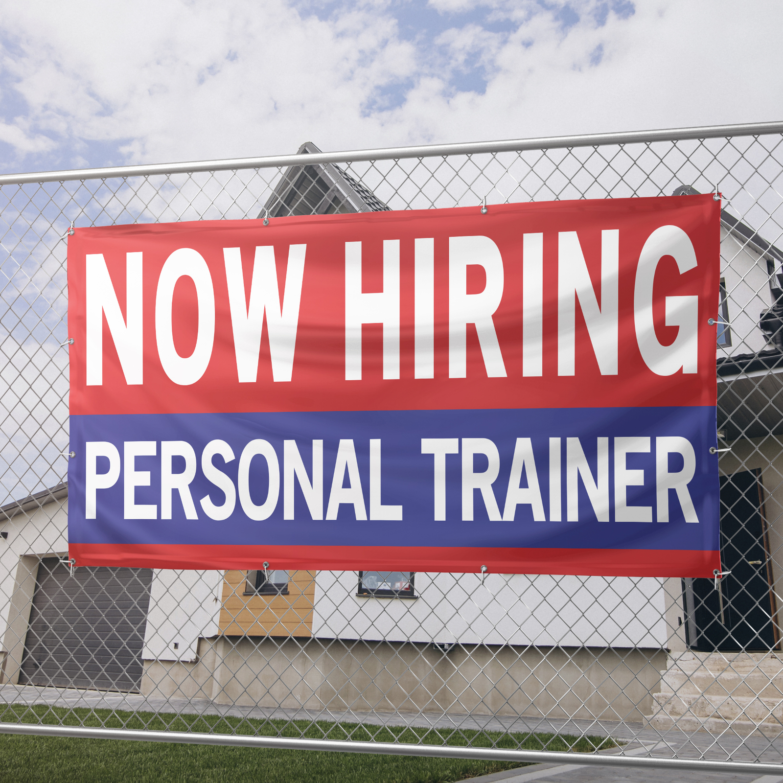 Now Hiring Personal Trainer 13 oz Heavy Duty Vinyl Banner Fitness Coach Sign
