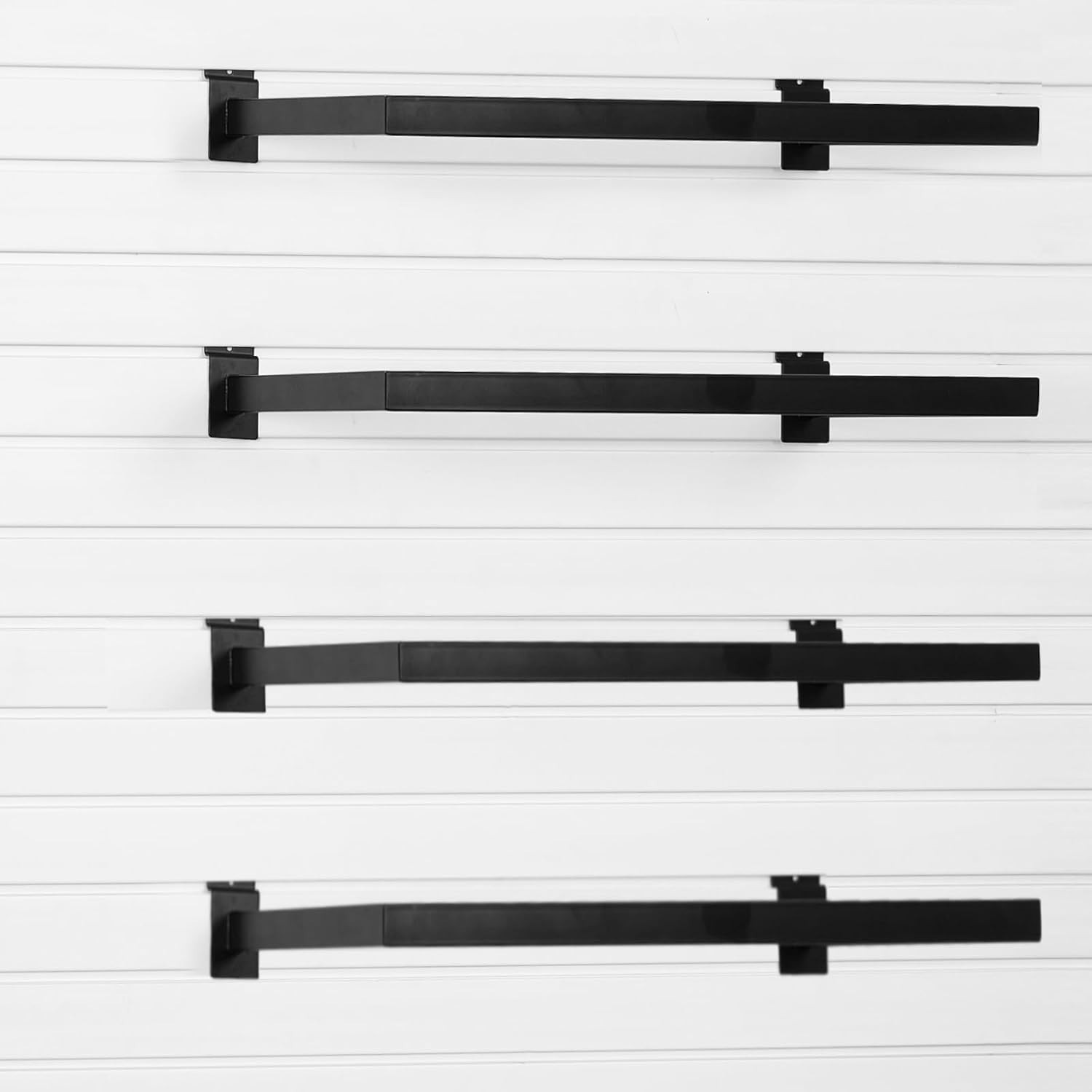 Slatwall U-Shaped Rectangular Tubing Hangrail – 24″x12″, Slatwall Accessories…