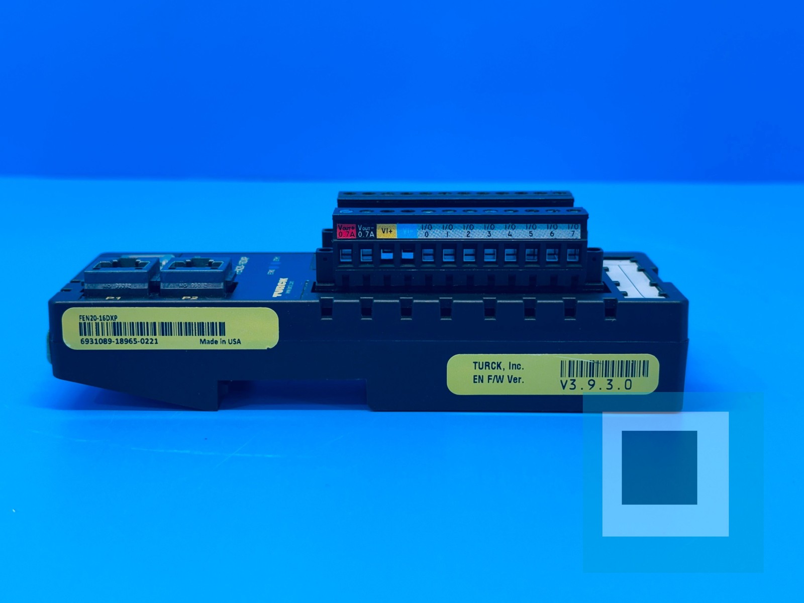Turck FEN20-16DXP Compact IP20 Multiprotocol Ethernet I/O – NEW OPEN BOX