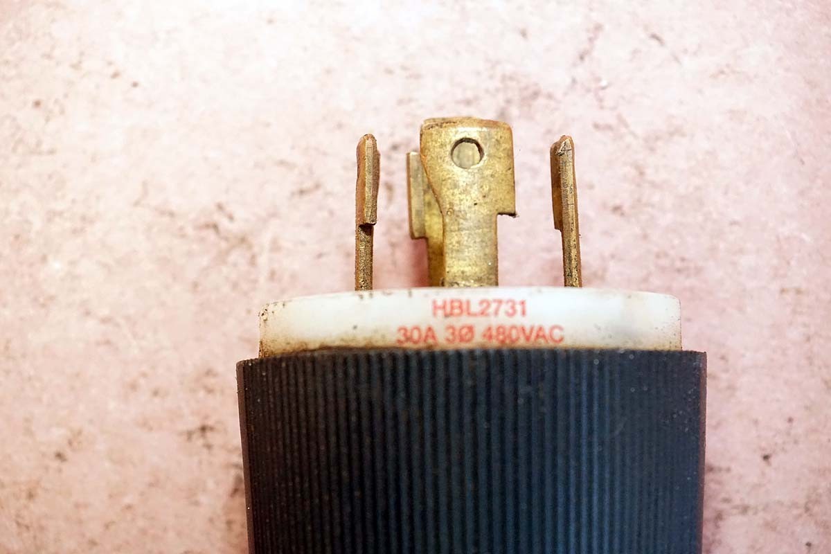 Hubbell HBL2731 30 Amp 480 VAC Plug