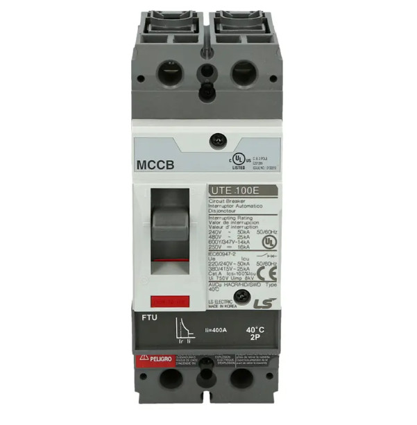 UTE100E LS 70Amp Breaker 2 pole 100 Amp Frame 02040008UL