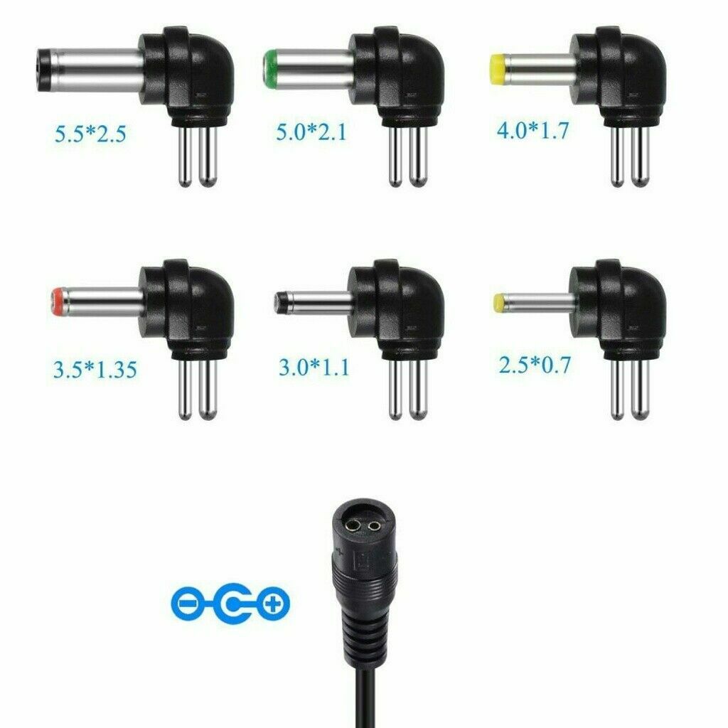 12W Universal Adjustable AC/DC Power Adapter 6V 9V 12V Power Supply Plug Charger