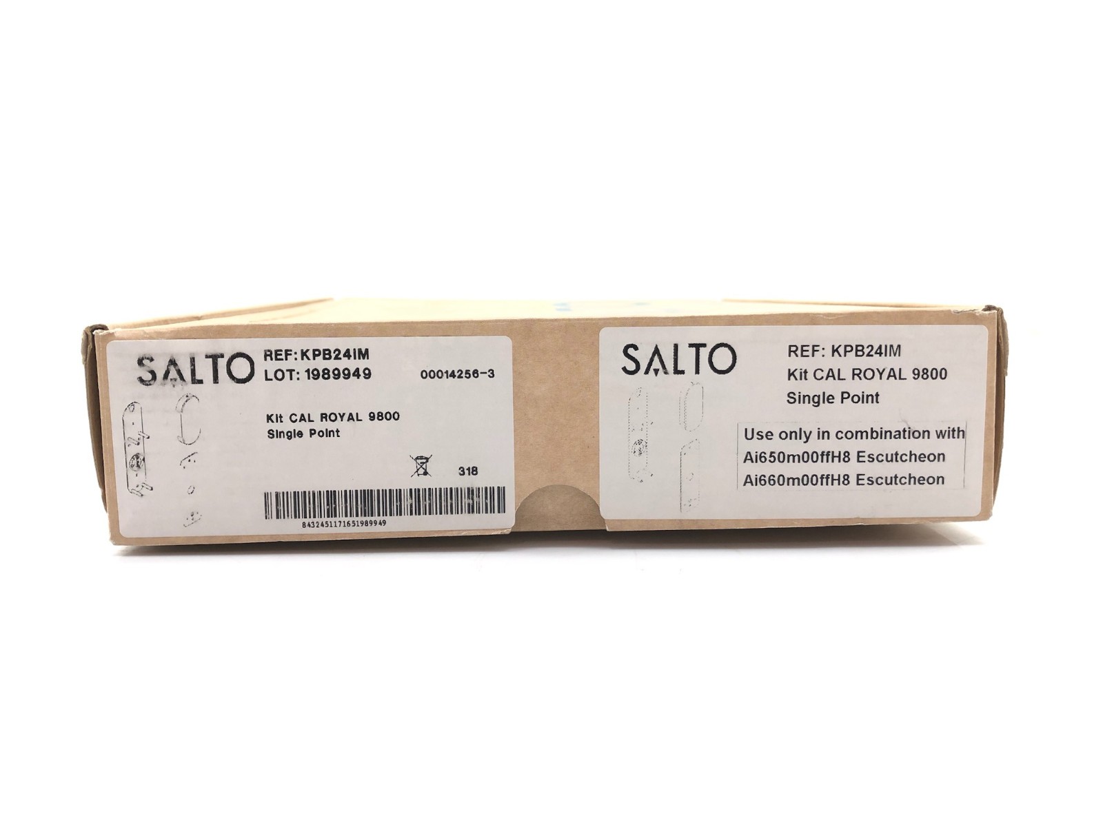 SEALED Salto KPB24IM XS4 Panic Bar Adapter for Cal Royal 9800 Single-Point Lock