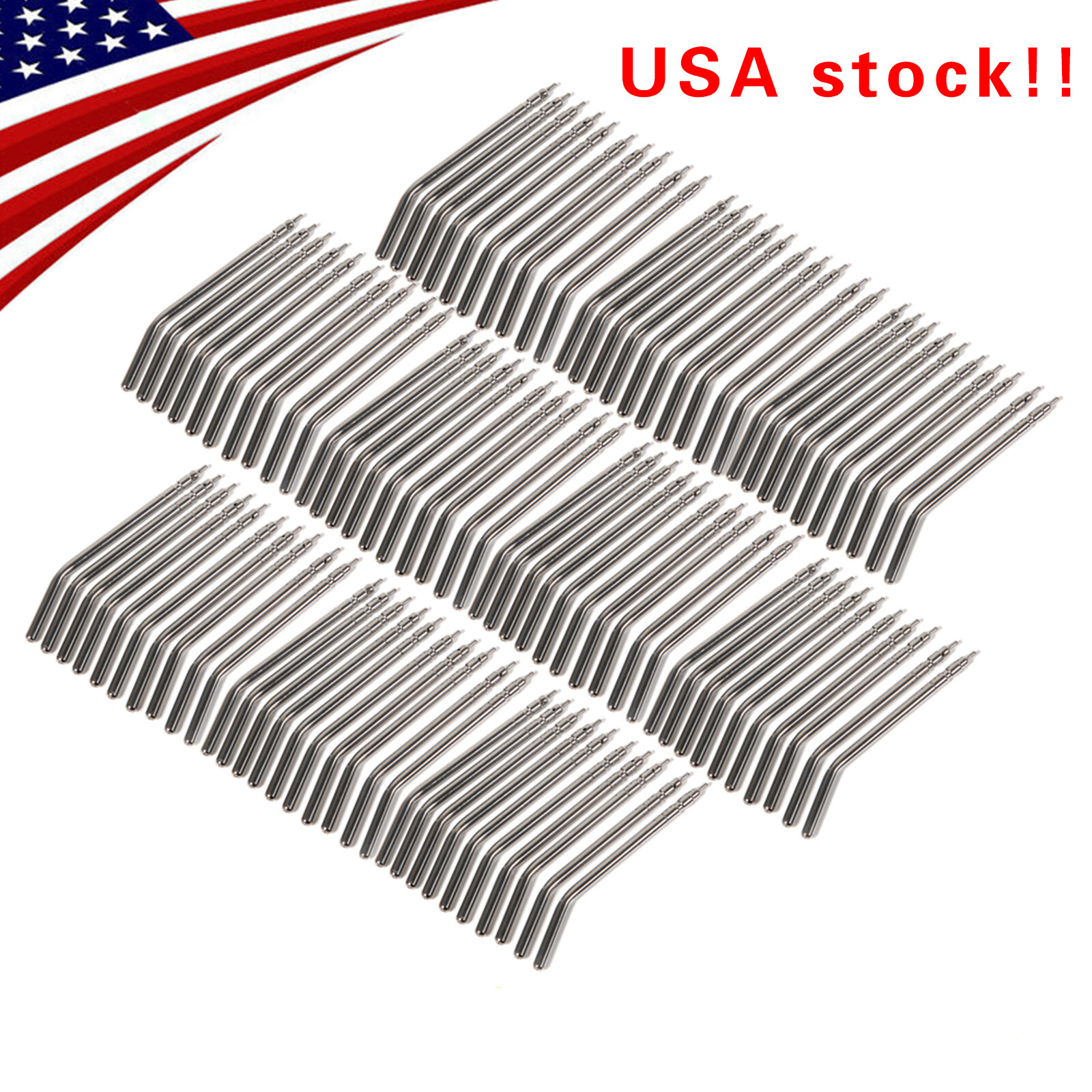 Metal Alloy Nozzles Tips Tubes for Dental Air Water Spray Triple Way Syringe xl