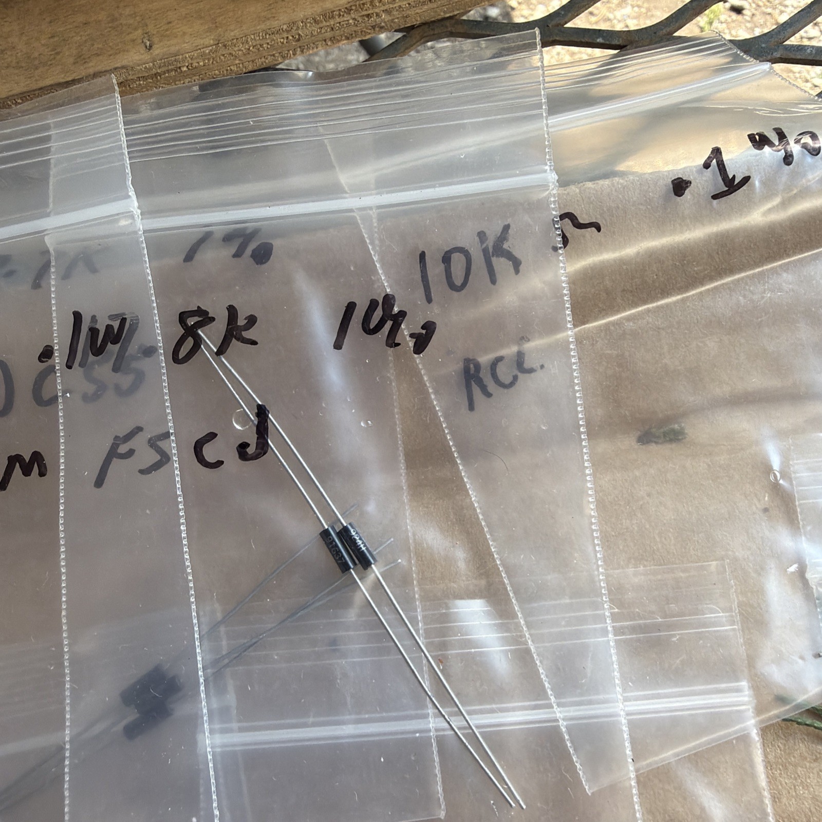 150pc Group Lot Of RESISTORS Dale & Other Mfg Look At Pictures New & Used #7