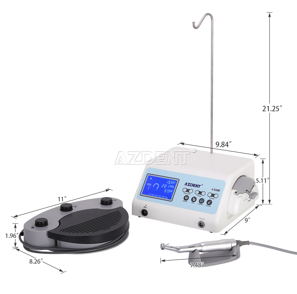A-CUBE Dental Implant System Surgical Brushless Motor+20:1 Implant Handpiece