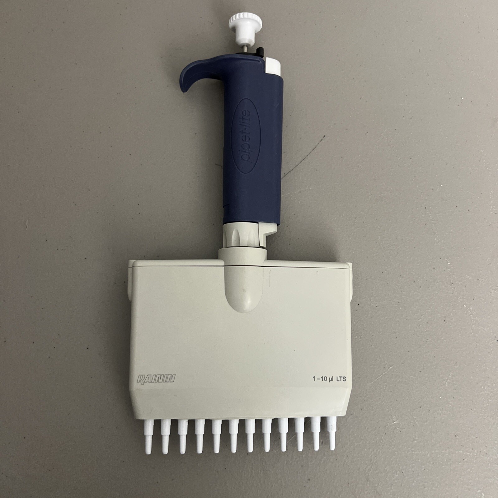 NICE Rainin Pipet-Lite 12 Channel Multichannel L10 Pipette LTS Pipetman Pipettor