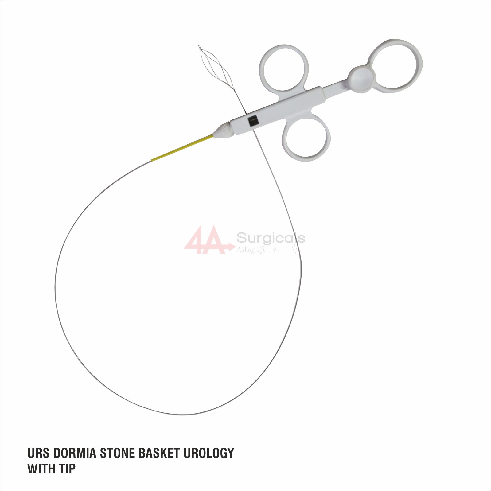 4A URS DORMIA STONE BASKET UROLOGY WITH TIP 3Fr & 4Fr/70cm （Set of 2 pieces ）