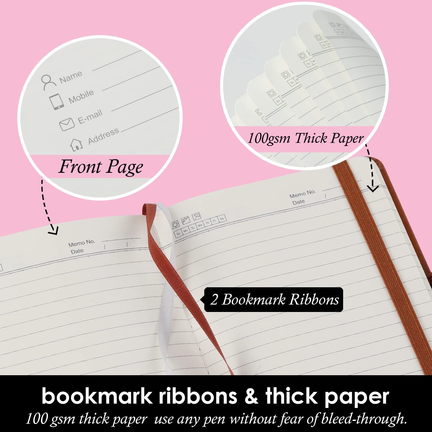 3 Pack Pocket Notebook Journals, Small Notepad Notebooks for Note Taking, A6 …