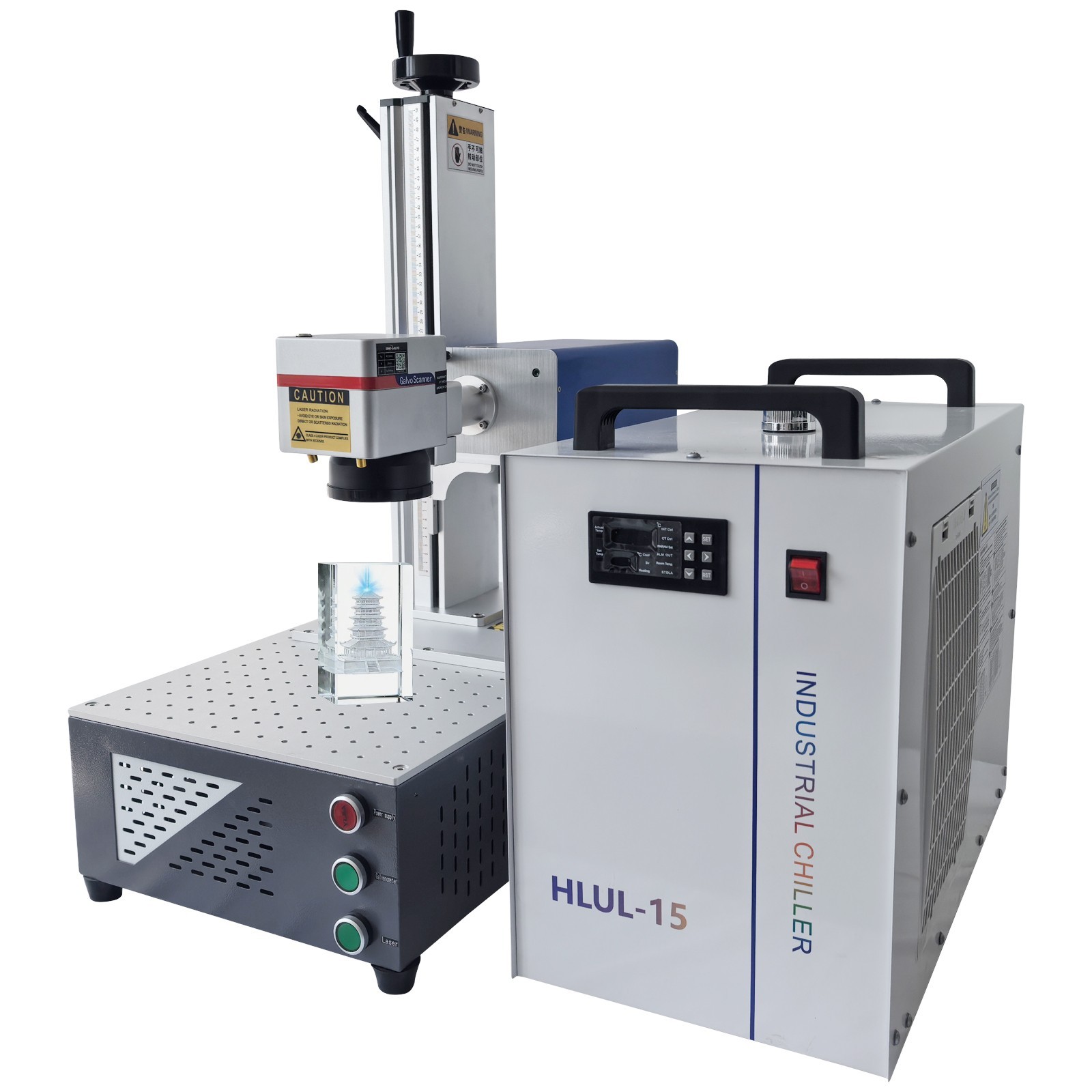 CRS 10W UV Laser Marking Fine Engraver On Glass Wood 3D Inner Crystal Machine