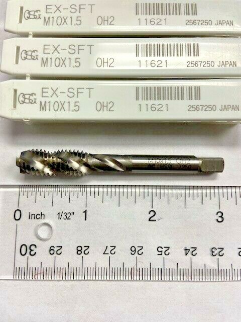 OSG Spiral Flute Tap EX-SFT M10X1.5 OH2 EDP:11621