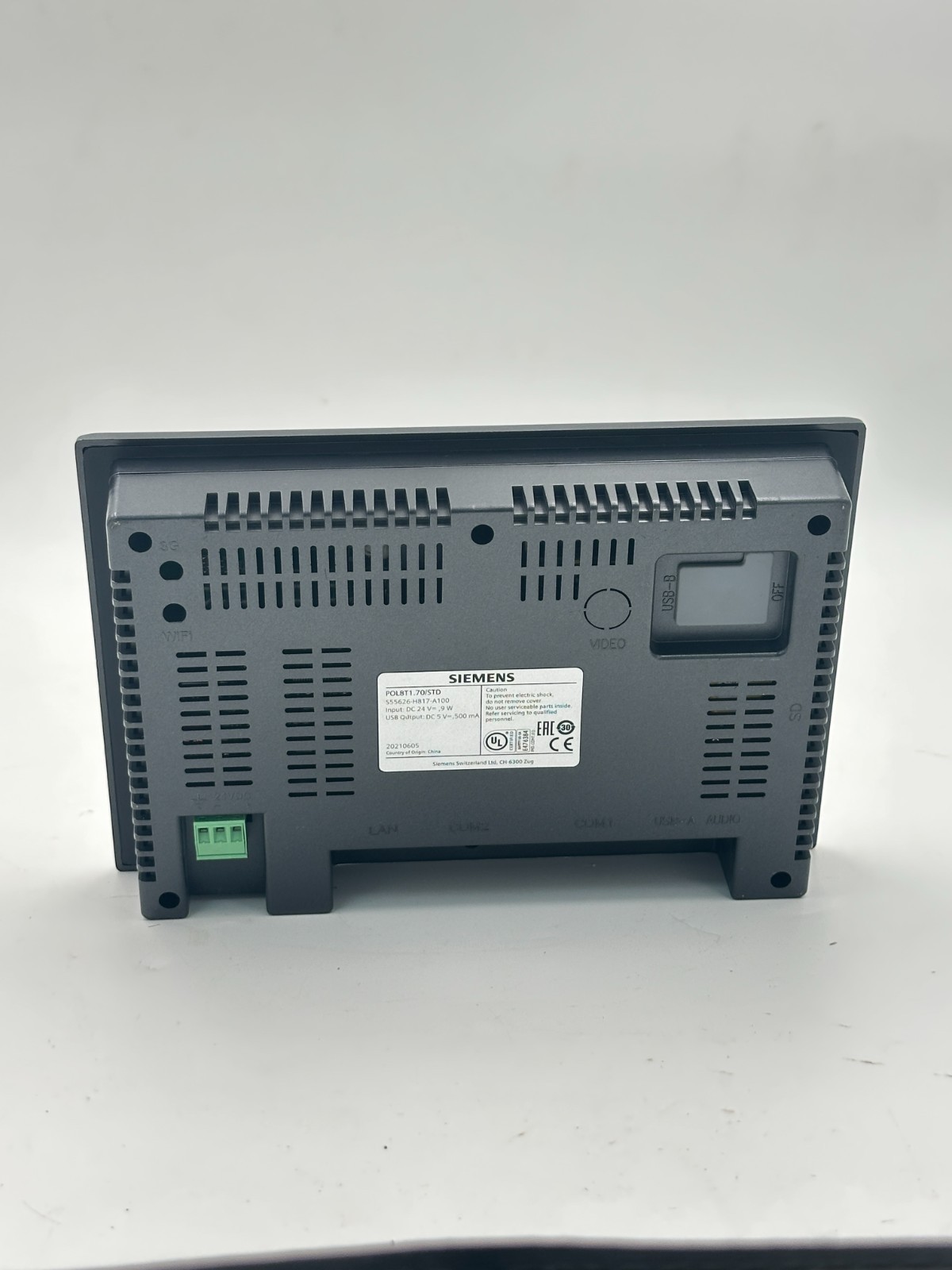 Siemens POL8T1.70/STD S55626-H817-A100 HMI Touch Screen Terminal 24VDC Tested