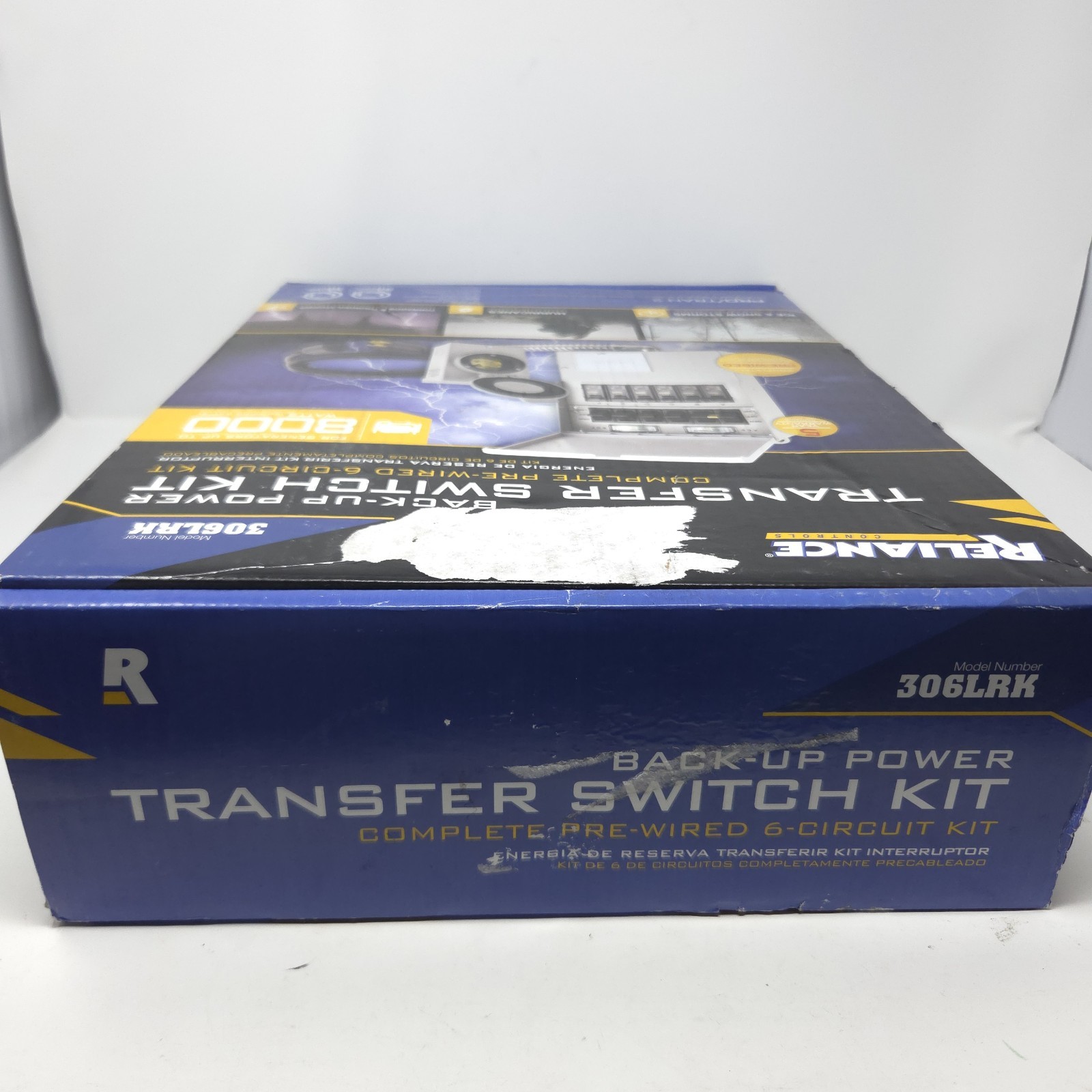 Reliance Controls 30-Amp ProTran 2 Manual Transfer Switch 8000 Watt Model 306LRK