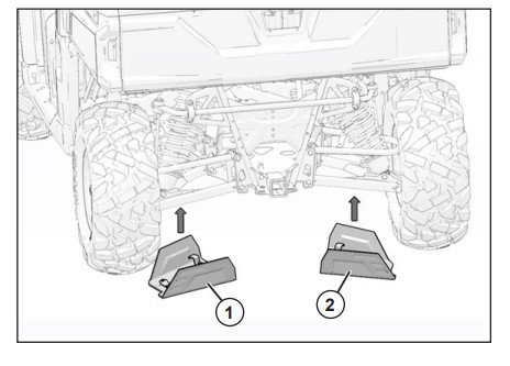 Polaris Rear A-Arm Guard kit Part # 2880554-MISSING 1 BRACKET