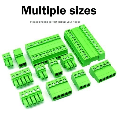 Phoenix Type Screw Terminal Block Connector 2 Pin 3.81mm Pitch 8A Size: 2 pin
