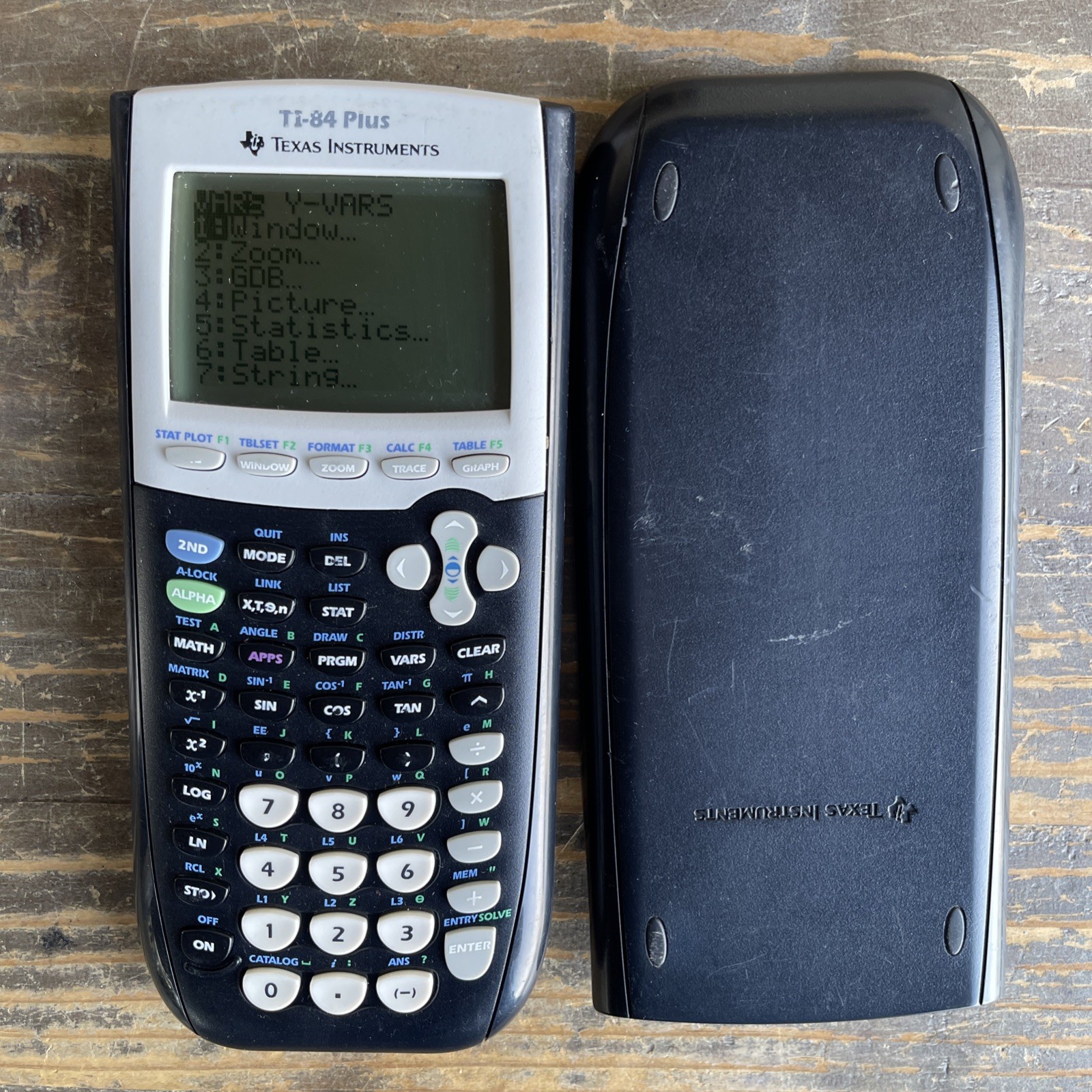 Texas Instruments TI-84 Plus Graphing Calculator Tested W/ Slip Cover