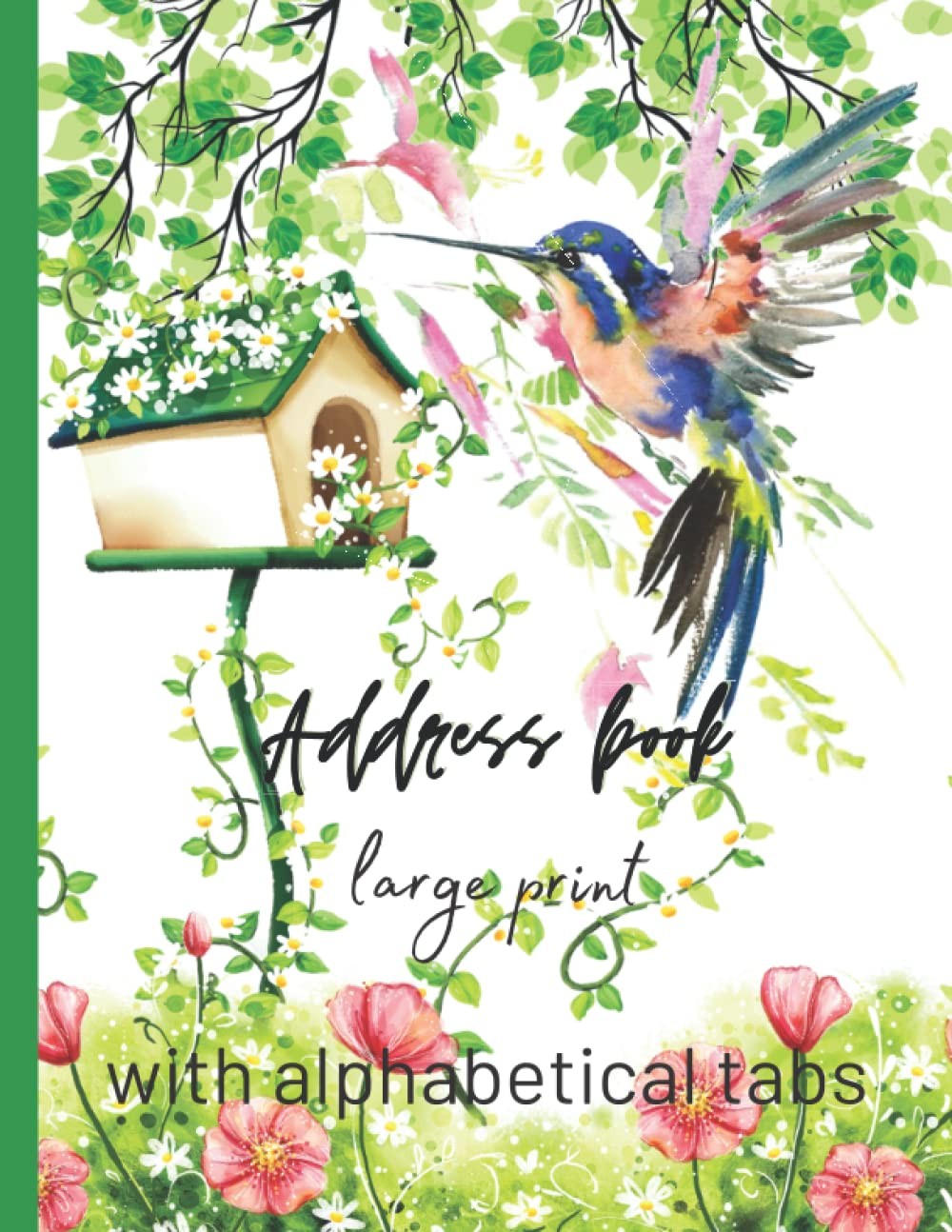 Address Book With Alphabetical Tabs: Large Print – Telephone Address…