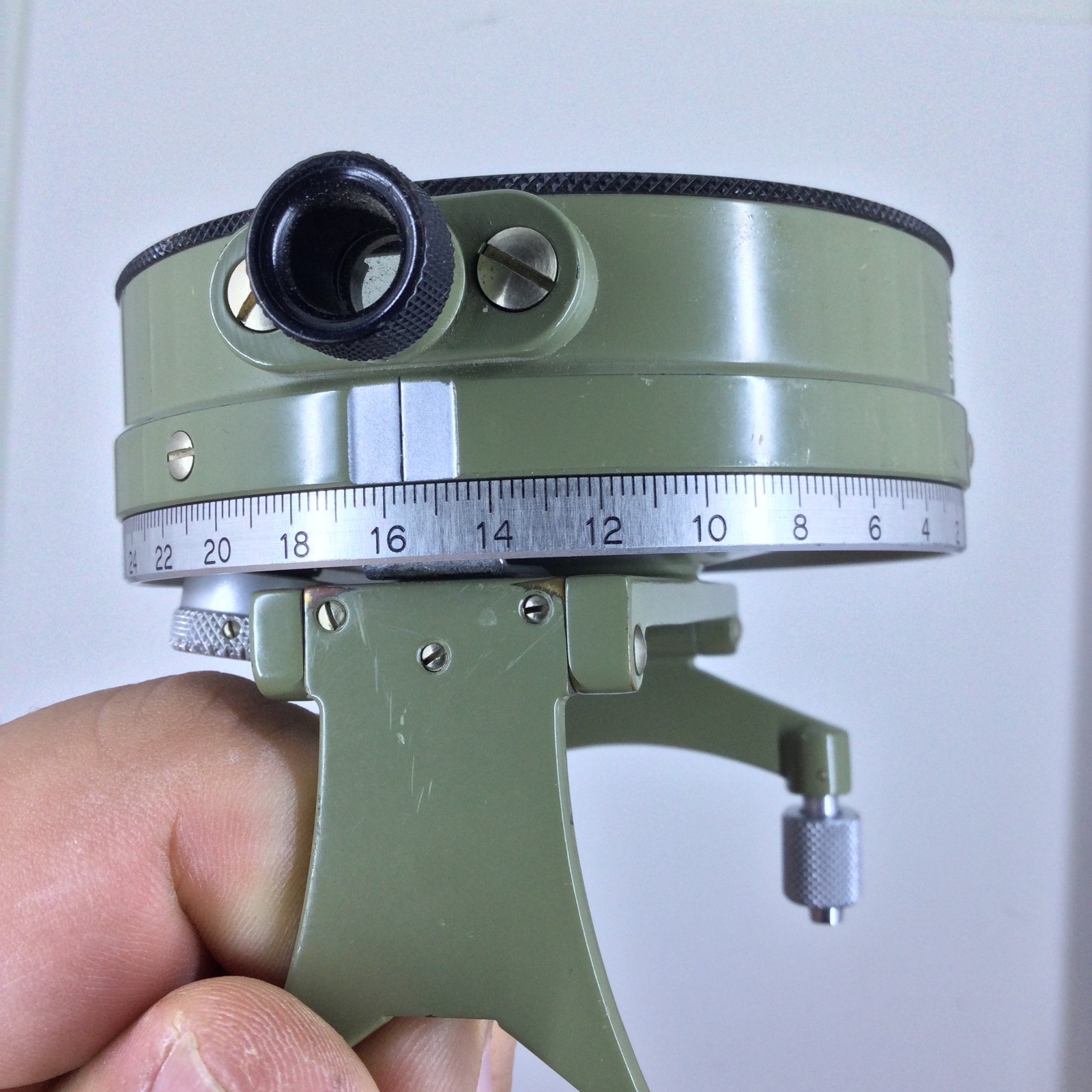 Rare Wild Heerbrugg Switzerland Circular Compass Green