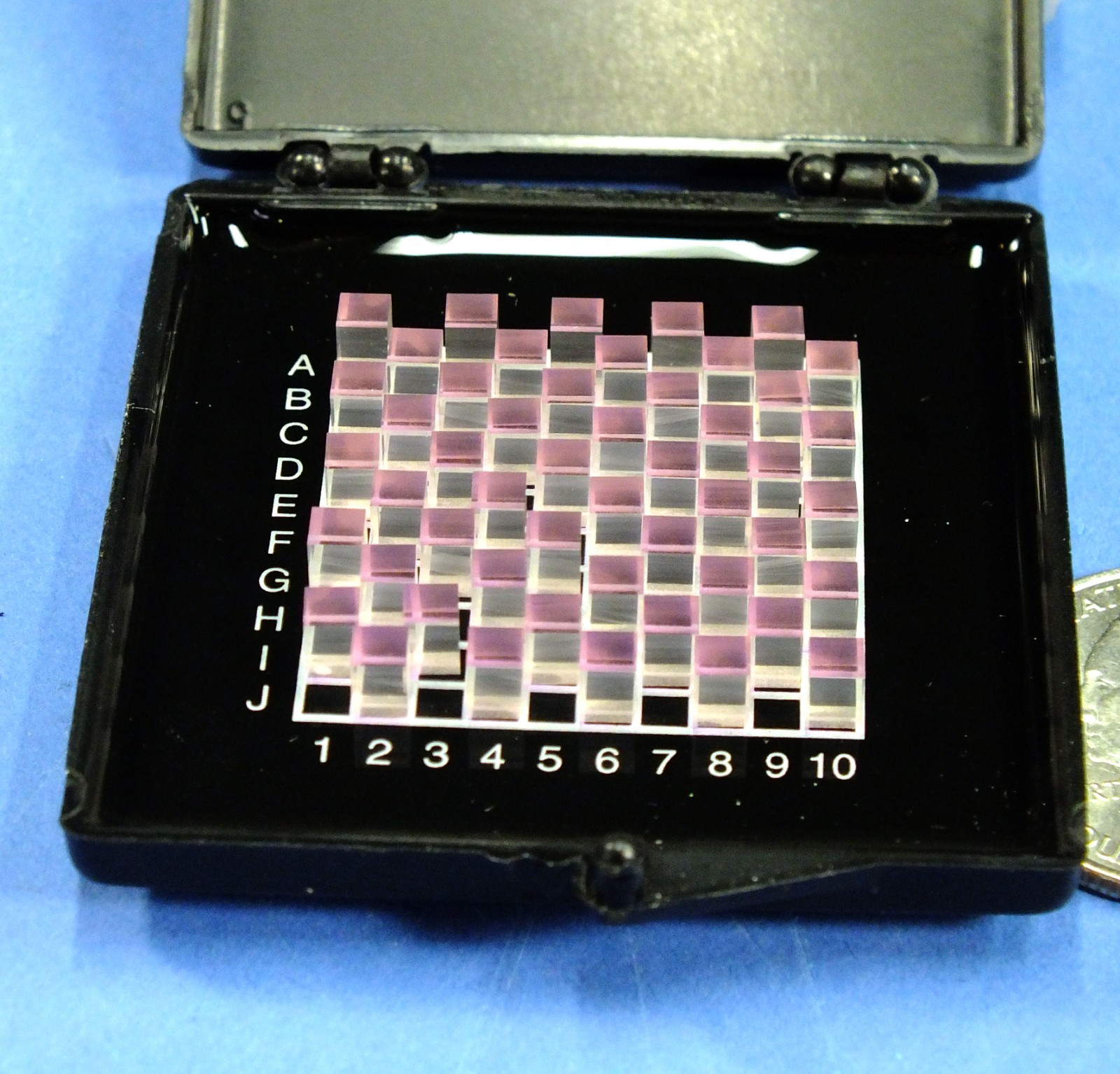 CLEARANCE!! Lot of 50 each 3x3mm Micro Mirrors (visible / 532nm Laser Optics