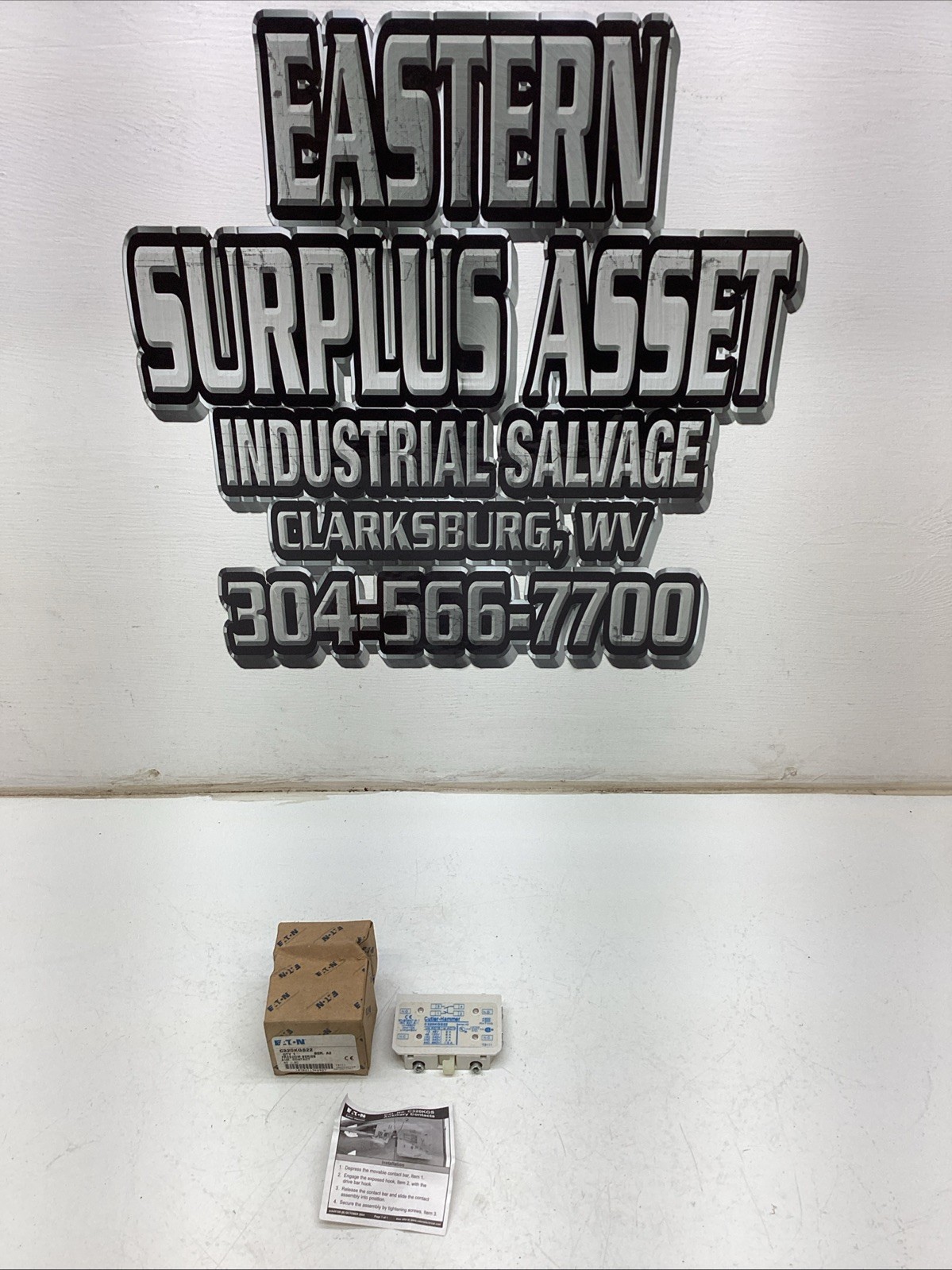 Eaton C320KGS22 Freedom Series Auxiliary Contact Ser. A2 NIB