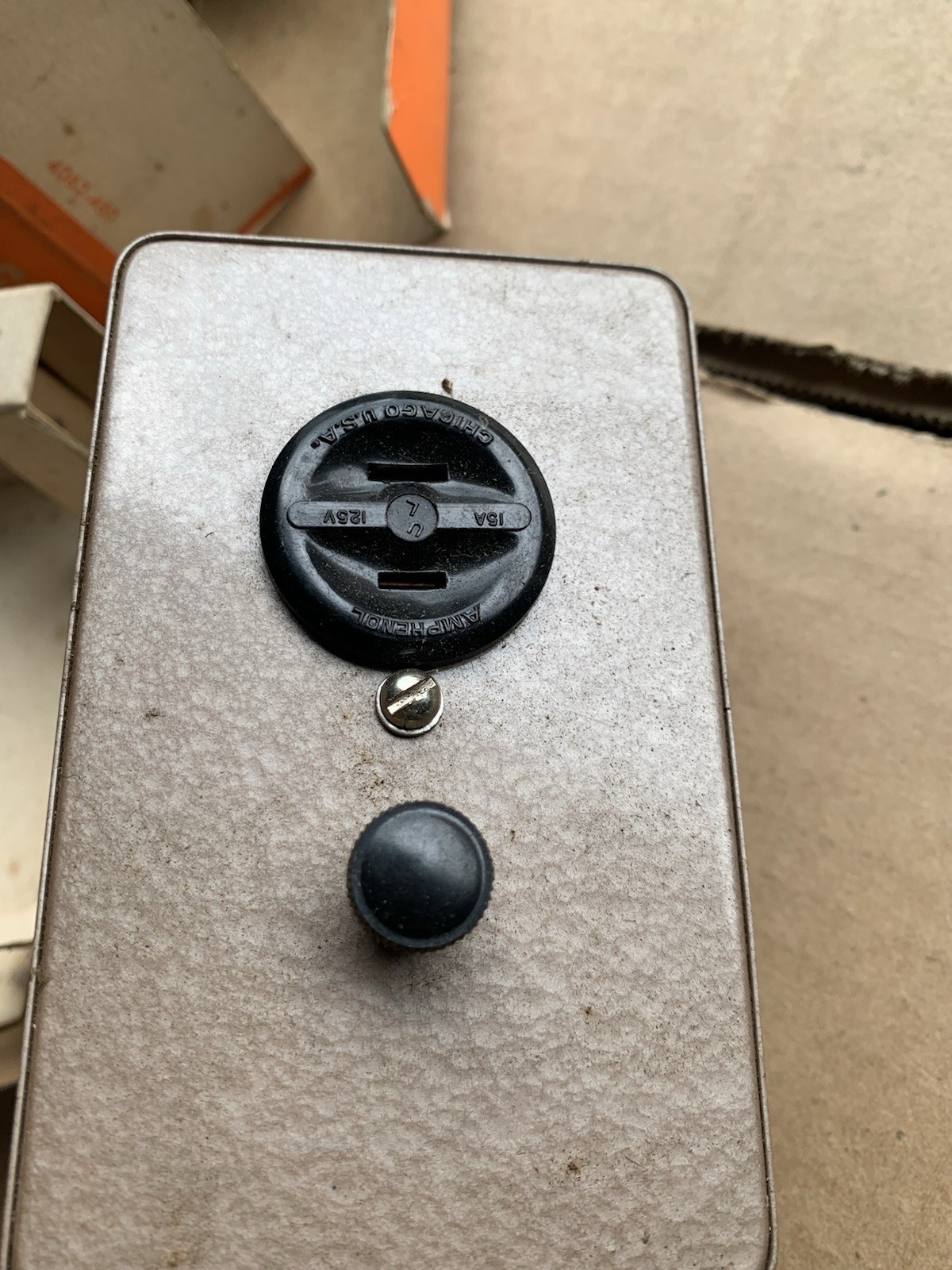 Sprague F-400 Filterol interference filter, 5 amps, 575W New?