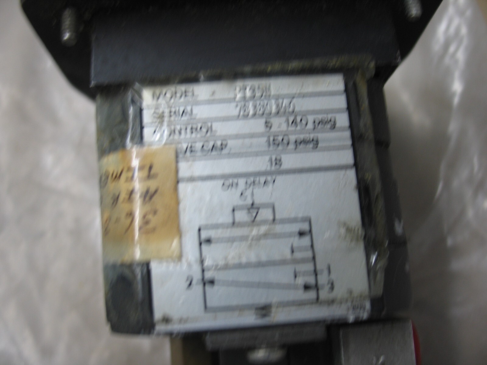 NEW KUHNKE /AGASTAT PT35H PNEUMATIC TIMER 0-30MIN ON DELAY 5-140PSI P9710
