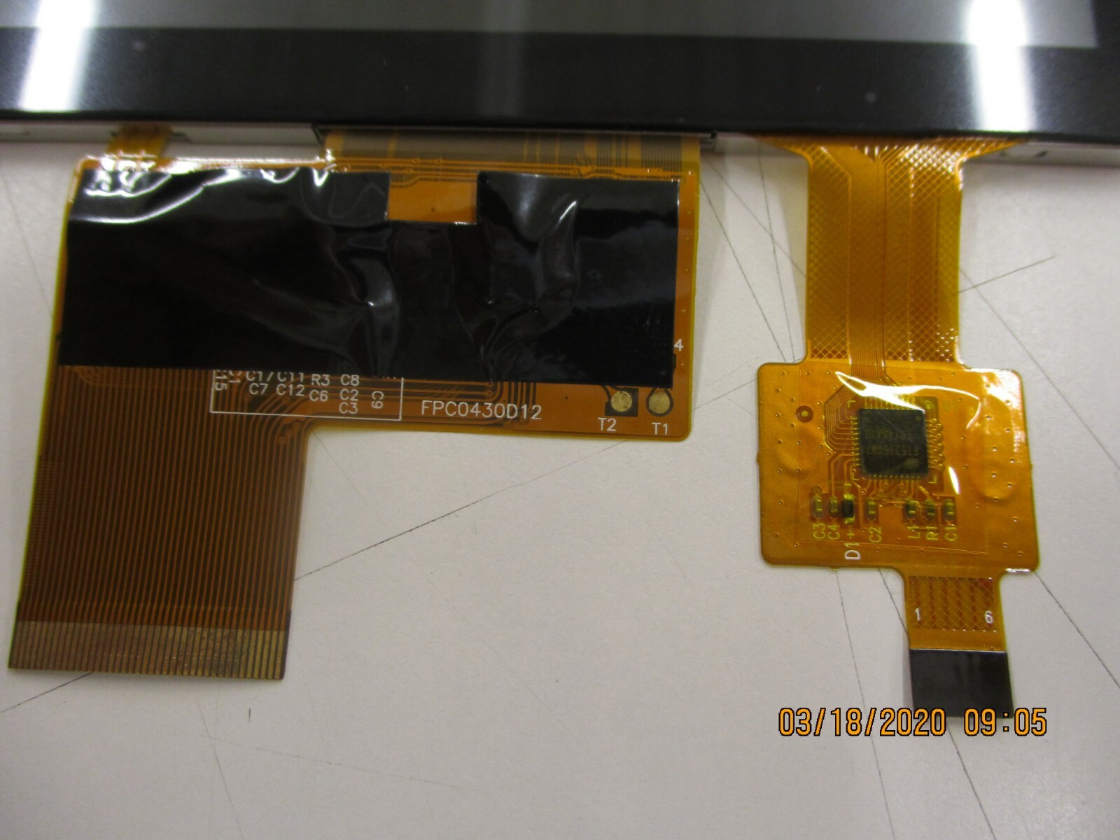 AZ DISPLAY – ATM0430D12B-CT – 4.3in TFT LCD Display,480 x 272, 720 nits, RGB