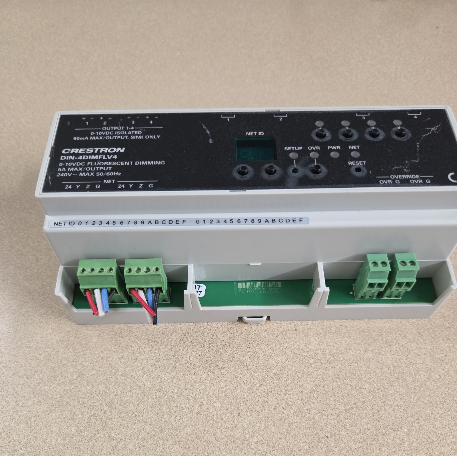 CRESTON DIN-4DIMFLV4 FLUROSCENT DIMMING 6501749