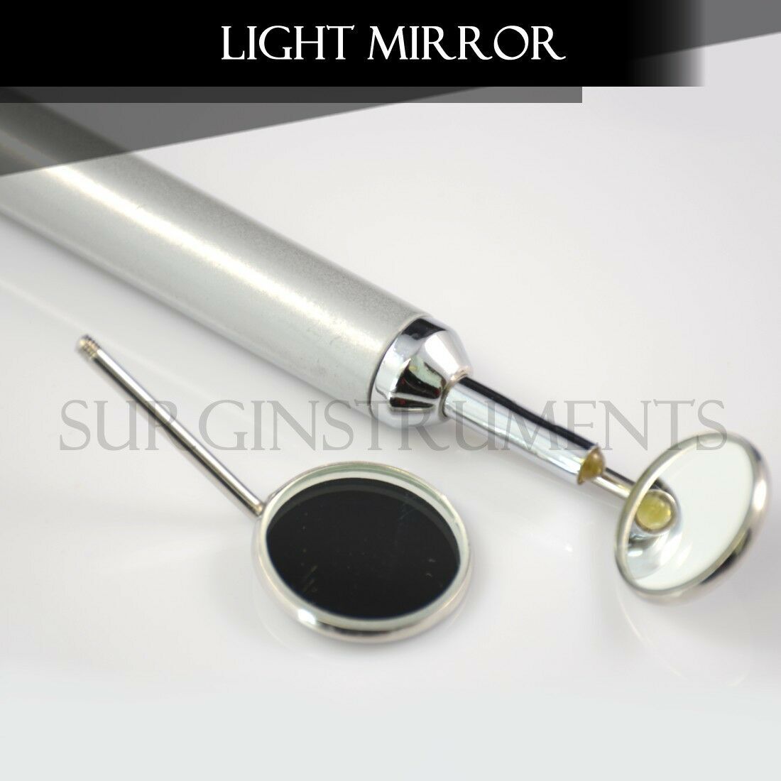 Dental Mirror with Light Dental Instruments Stainless Steel German Grade