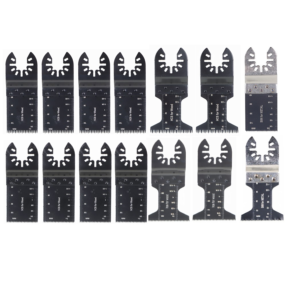 New 14PCS Oscillating Multi Tool Saw Blade
