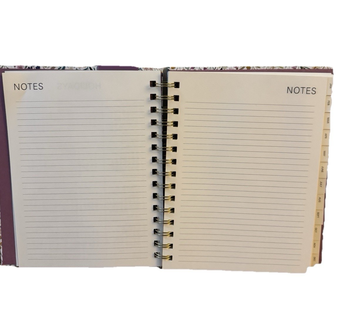 2026 Monthly Planner 17 mo. Planner Orange Circle Studio FLOWERS MARKET 8×7”