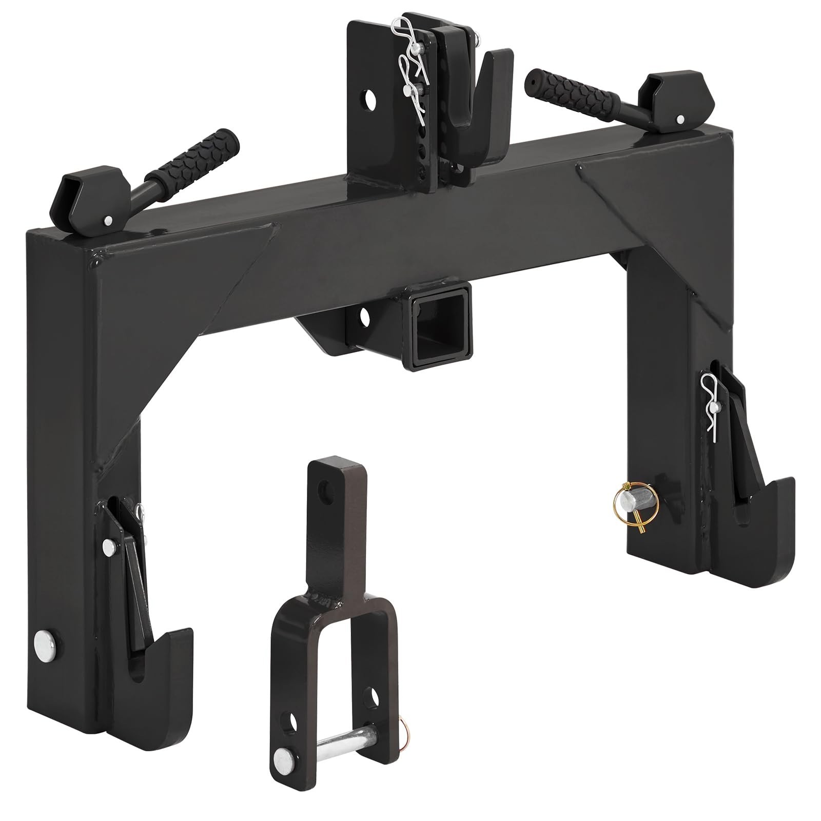 3 Point Quick Hitch Adapter For Category 1 Tractors & 2″ Receiver Hitch 3000Lbs