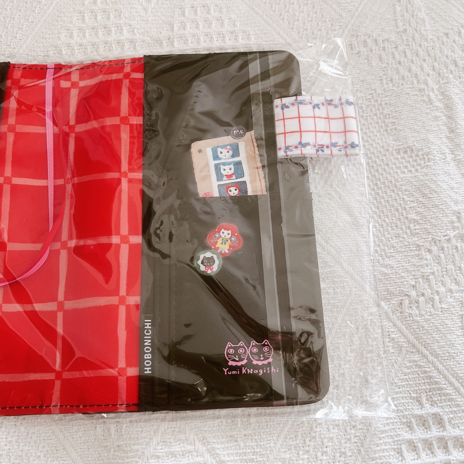 Hobonichi Techo A6 Cover Yumi Kitagishi Shiro Neko + Pencil Board Set Japan