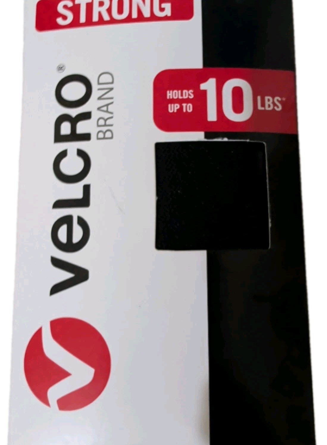 VELCRO® Brand Industrial Strength Strong Black 4ft x 2in roll Peel & Stick NEW