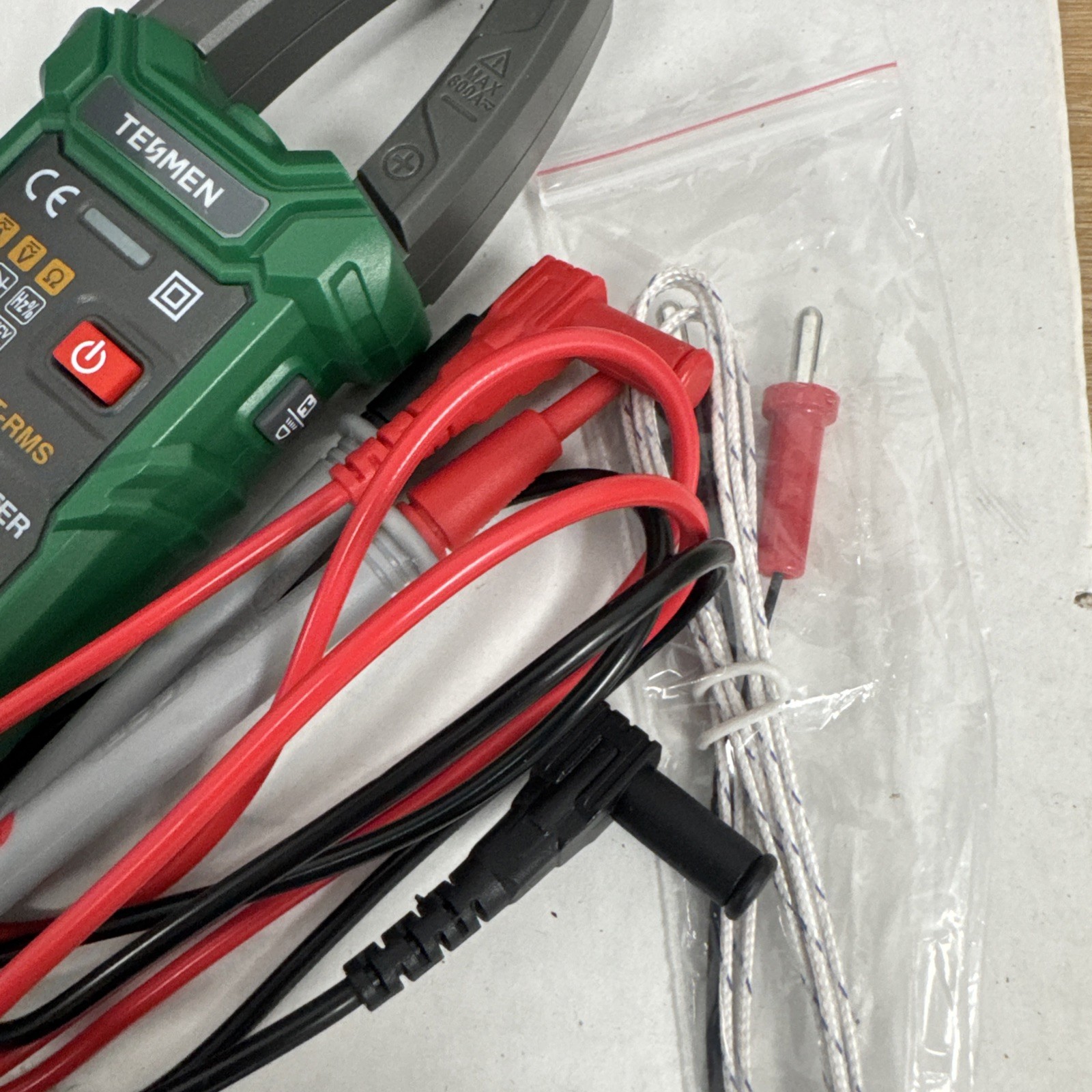 Lot of 3 CLAMP METERS & TESTERS – SEE DETAILS – TCM-300D, HT208D, CL120