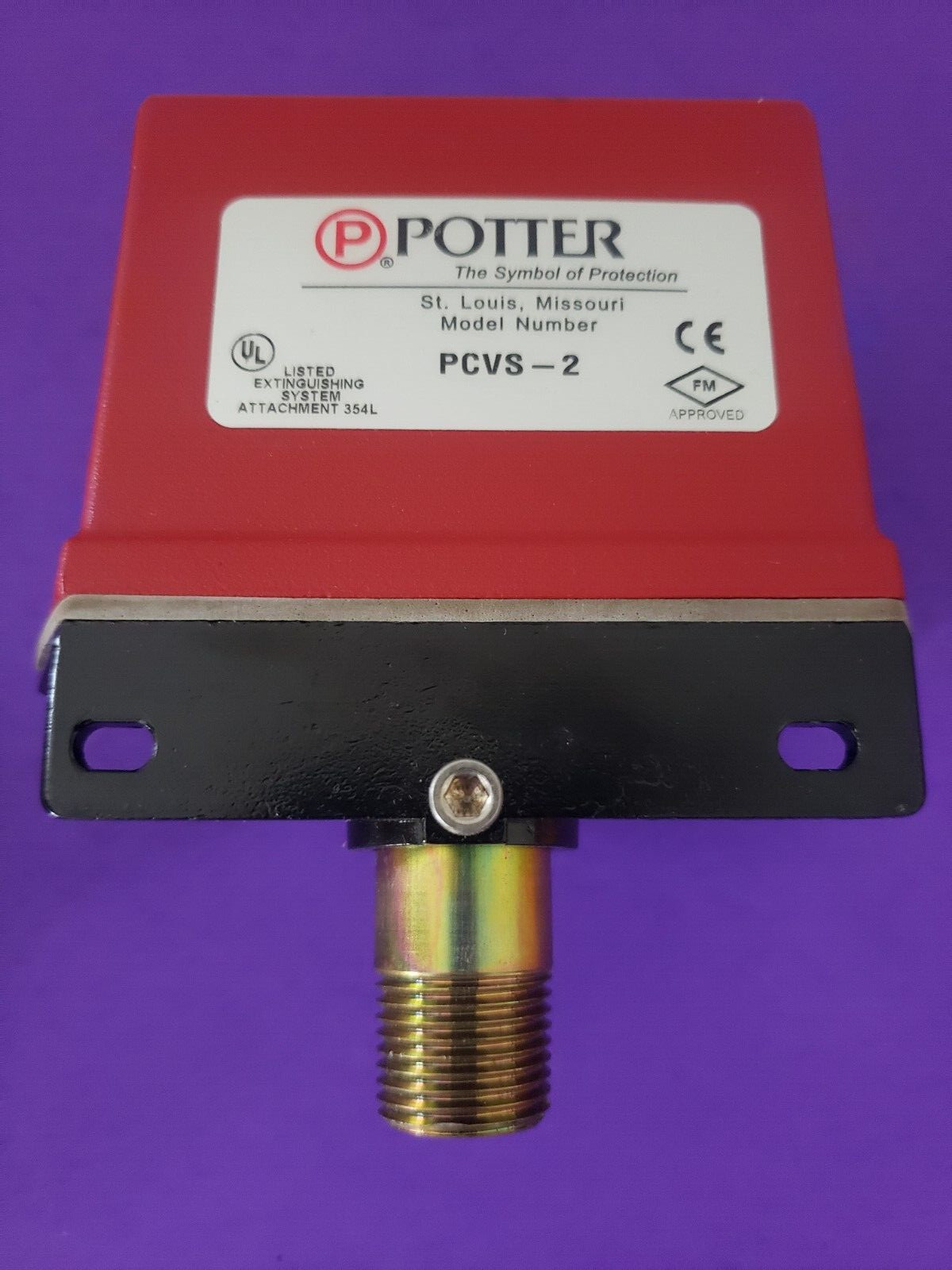 Potter Electric Signal Control Valve Supervisory Switch PCVS Series PCVS-2