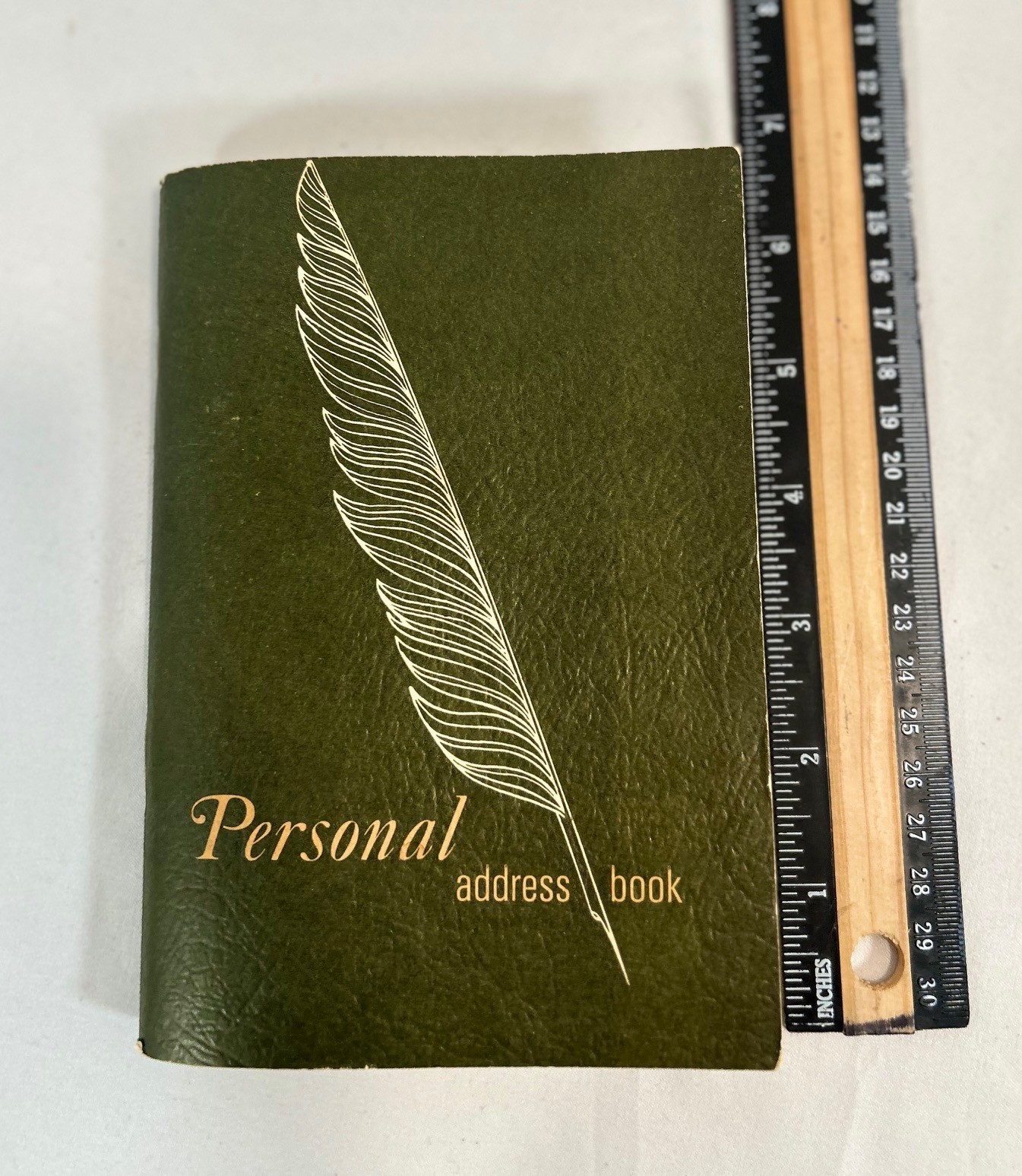 Vintage Personal Address Book Scrapbooking Junk Journal Ephemera Stationary