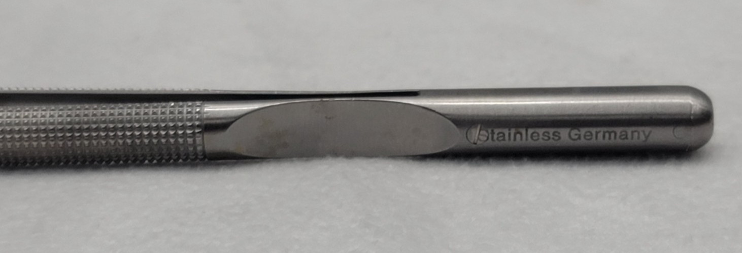 ASSI Adventitia Scissors SAJ-15RM-8 15cm Straight Blade 14mm Round Handle