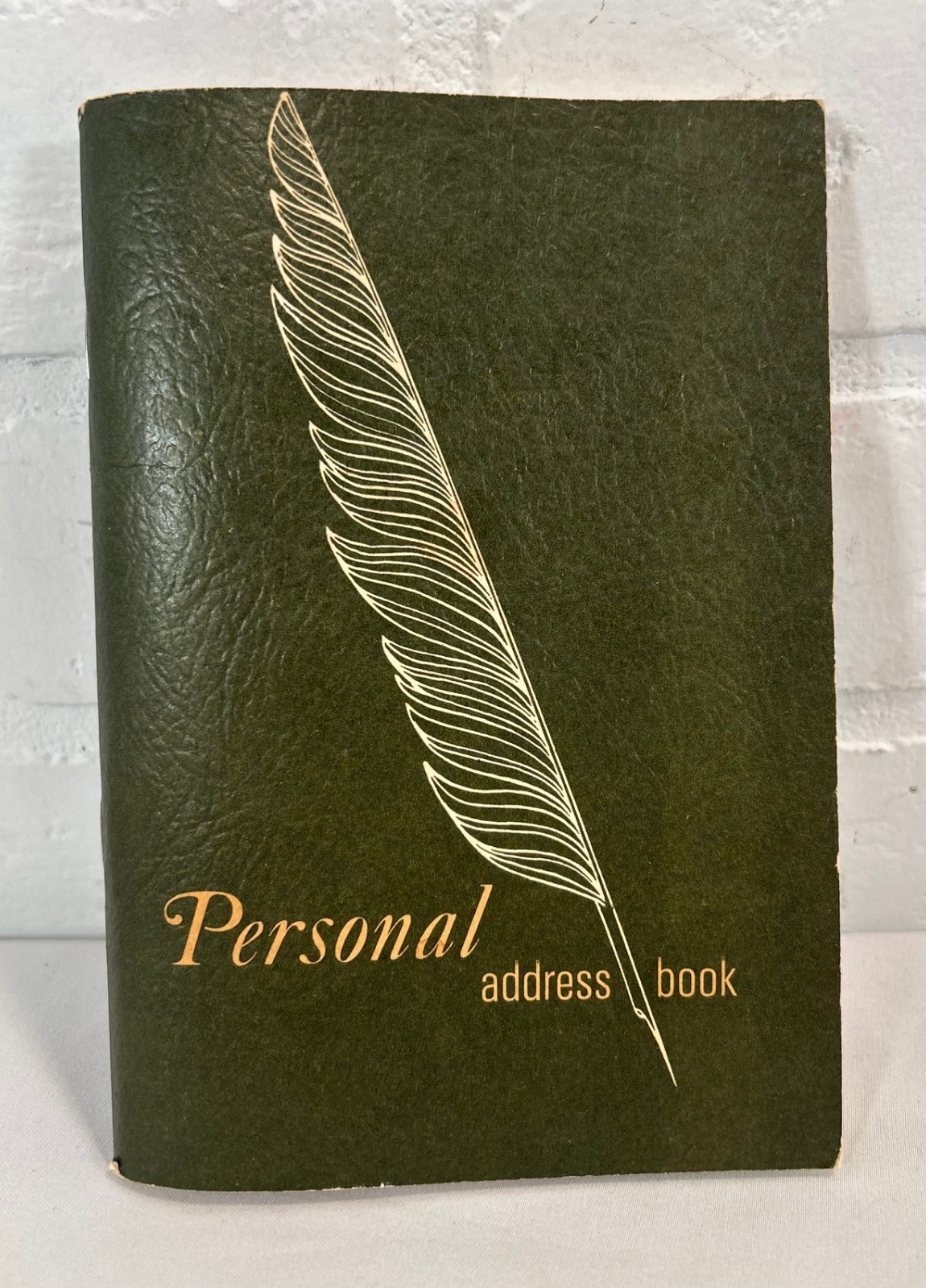 Vintage Personal Address Book Scrapbooking Junk Journal Ephemera Stationary