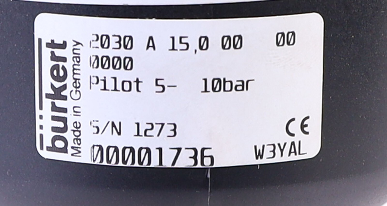 BURKERT 2030 A 15,0 00 00 0000 00001736