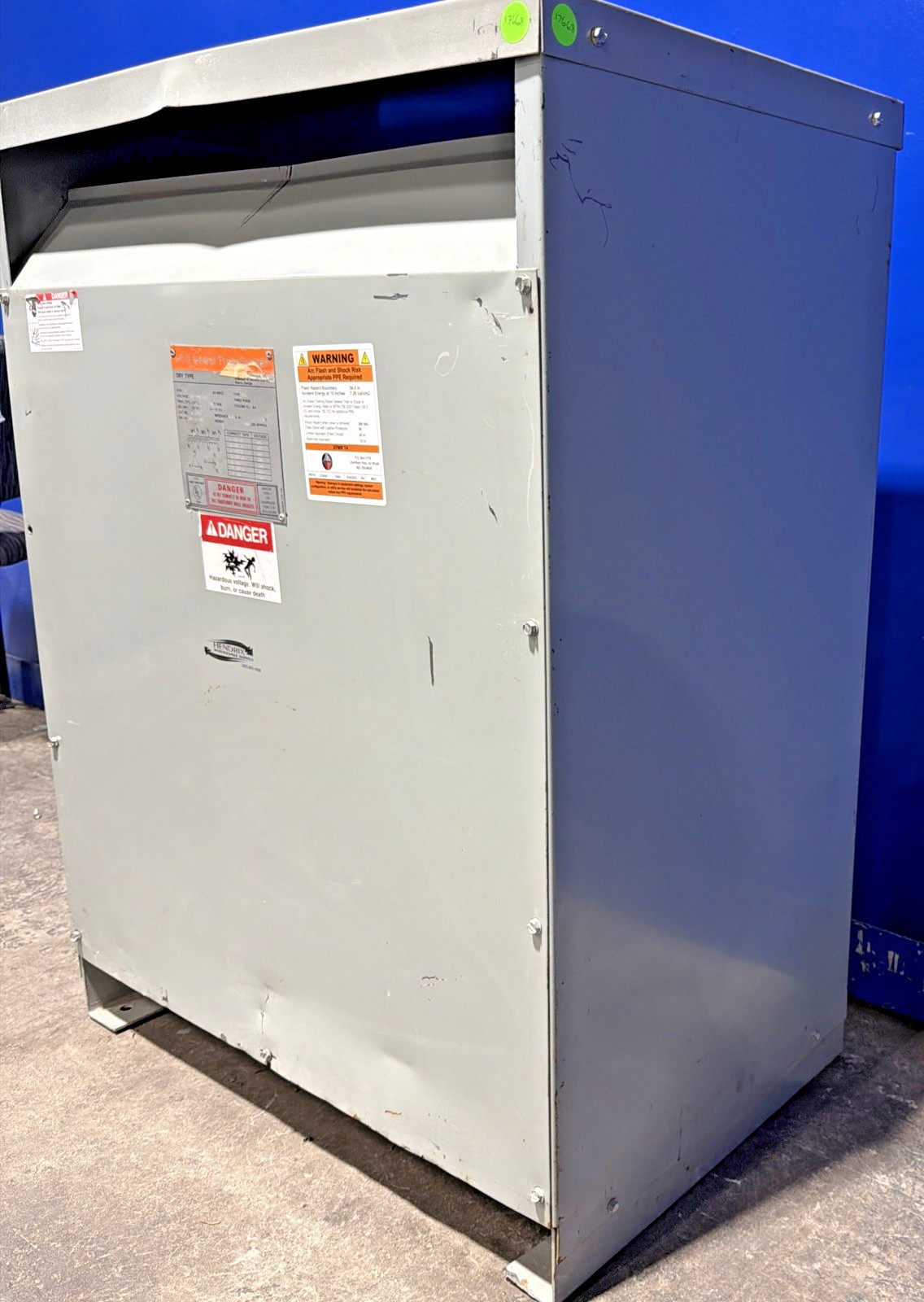 ITE 75kVA 480V Transformer 3PH 60HZ 208Y/120V 3F3Y075 🟦