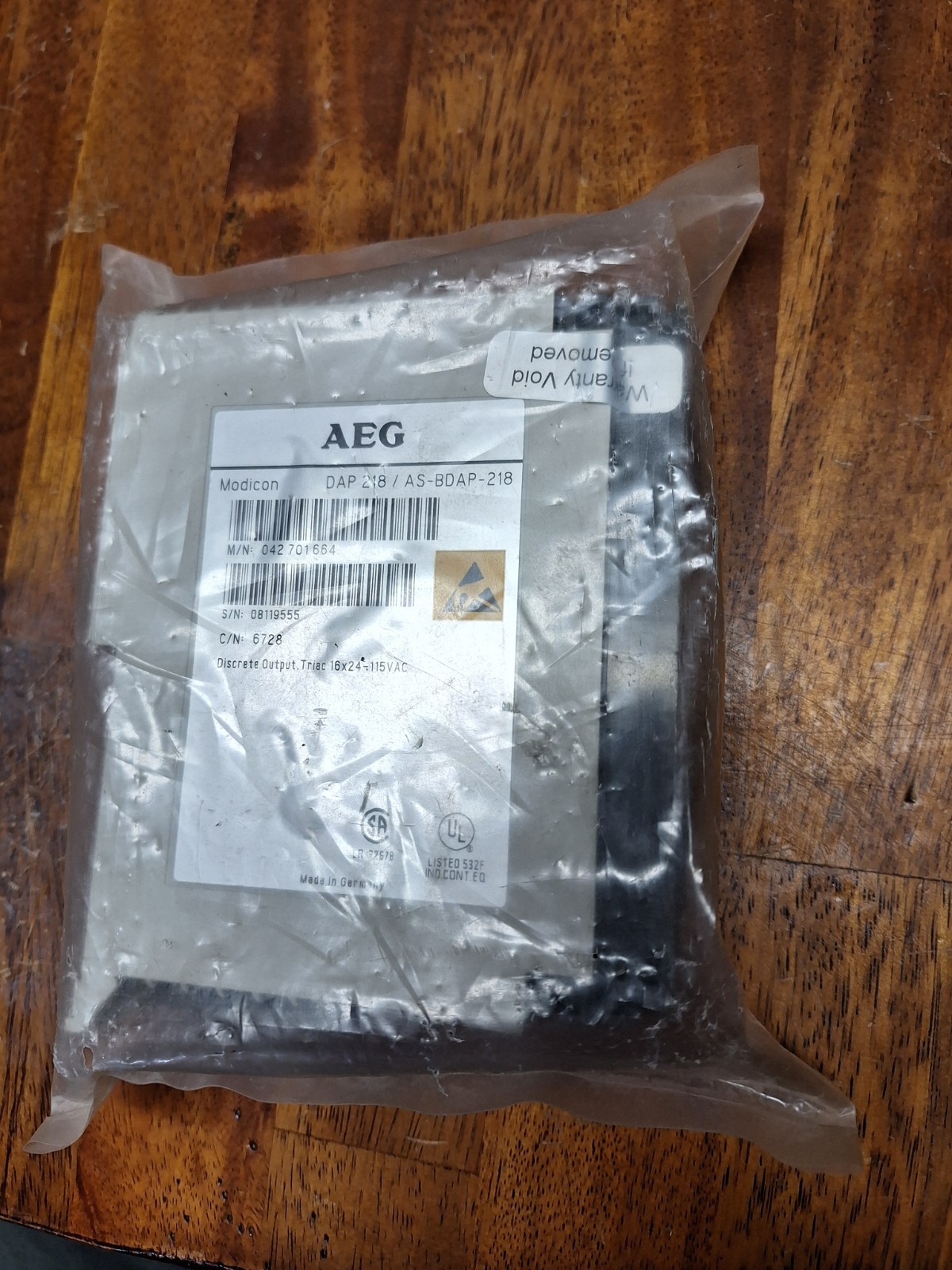 Brand new!! Factory sealed Modicon DAP 218 / AS-BDAP-218 Discrete Output, Triac