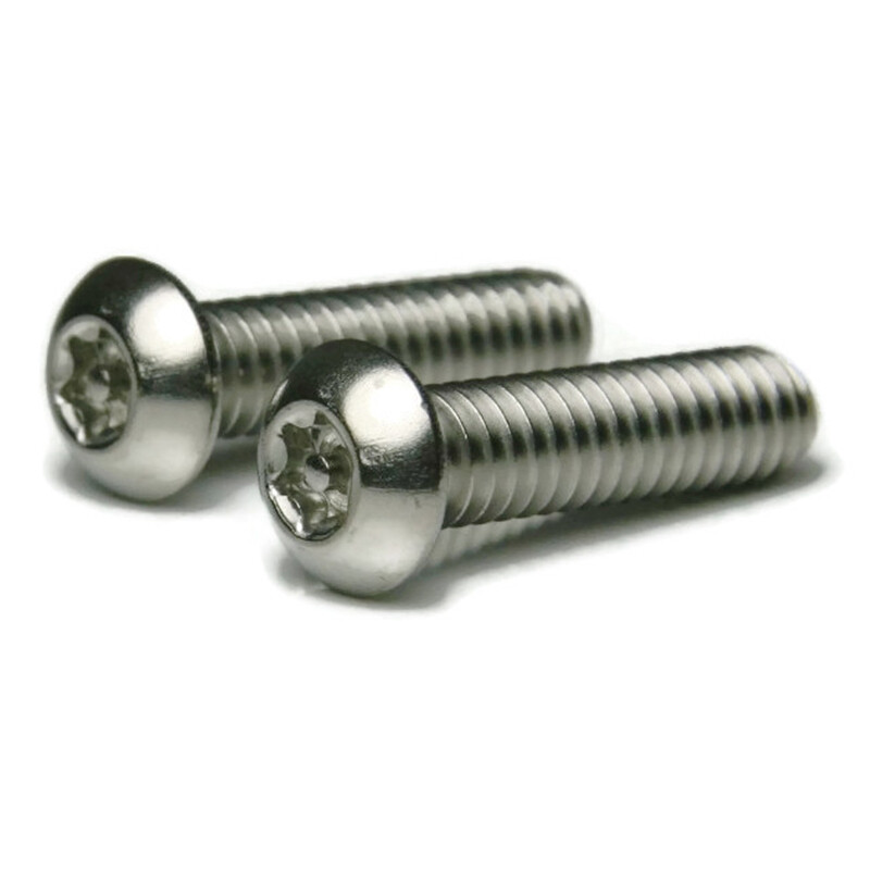 1/4″-20 Torx Button Head Star Machine Screws Stainless Steel Security Screw