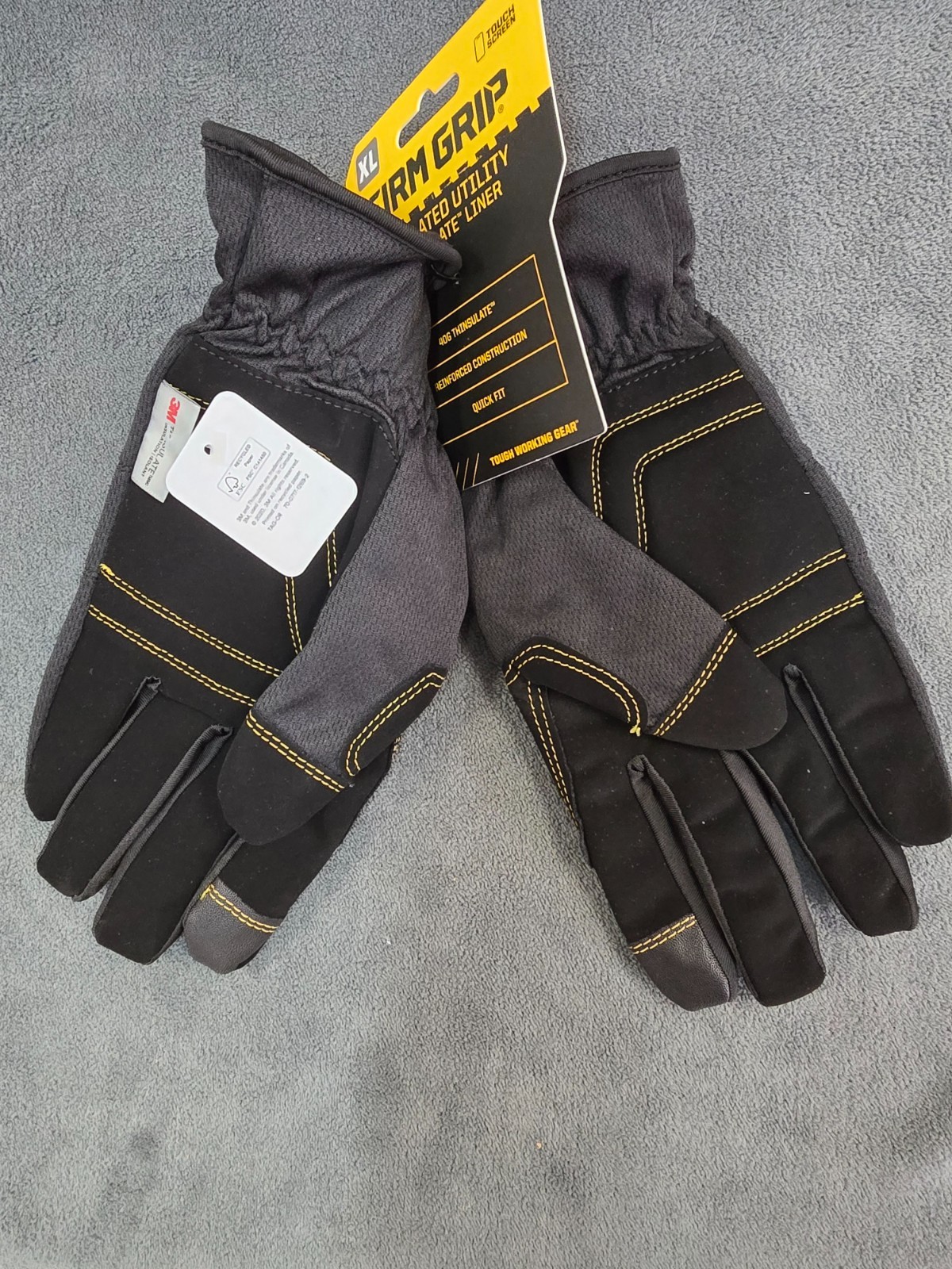 Firm Grip X-Large Winter Utility Gloves with Thinsulate Liner 2186