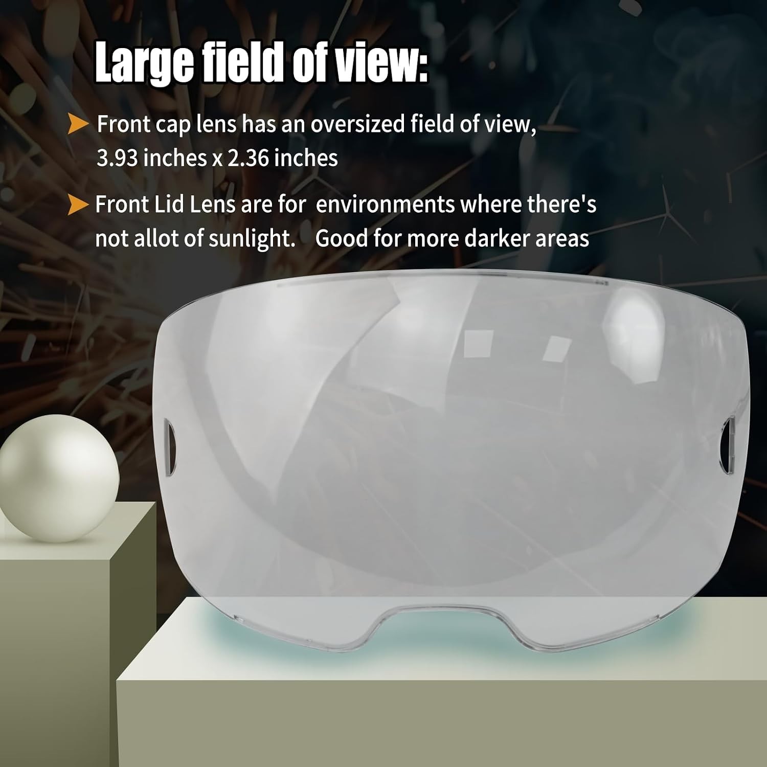 5 pack 0700000802 front lid lens compatible with esab sentinel a50 welding he