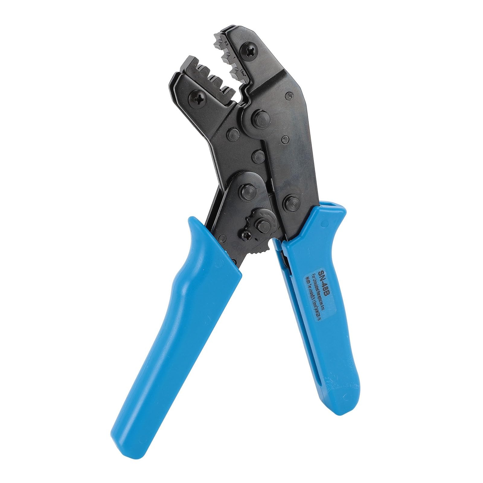 Crimping Tool Wire Terminal Ratcheting For 3.96-6.3mm Spade Connectors
