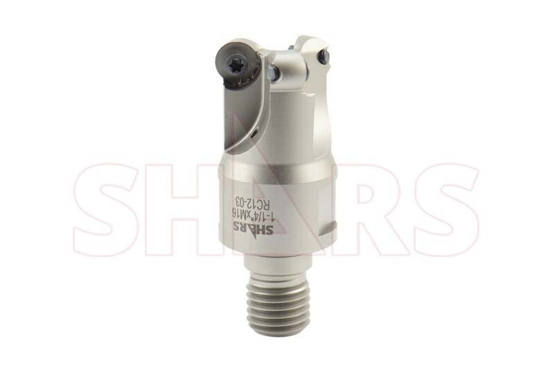 SHARS 1-1/4″ 3 Flute Round Coolant Thru Indexable End Mill Head RCKT Insert ![