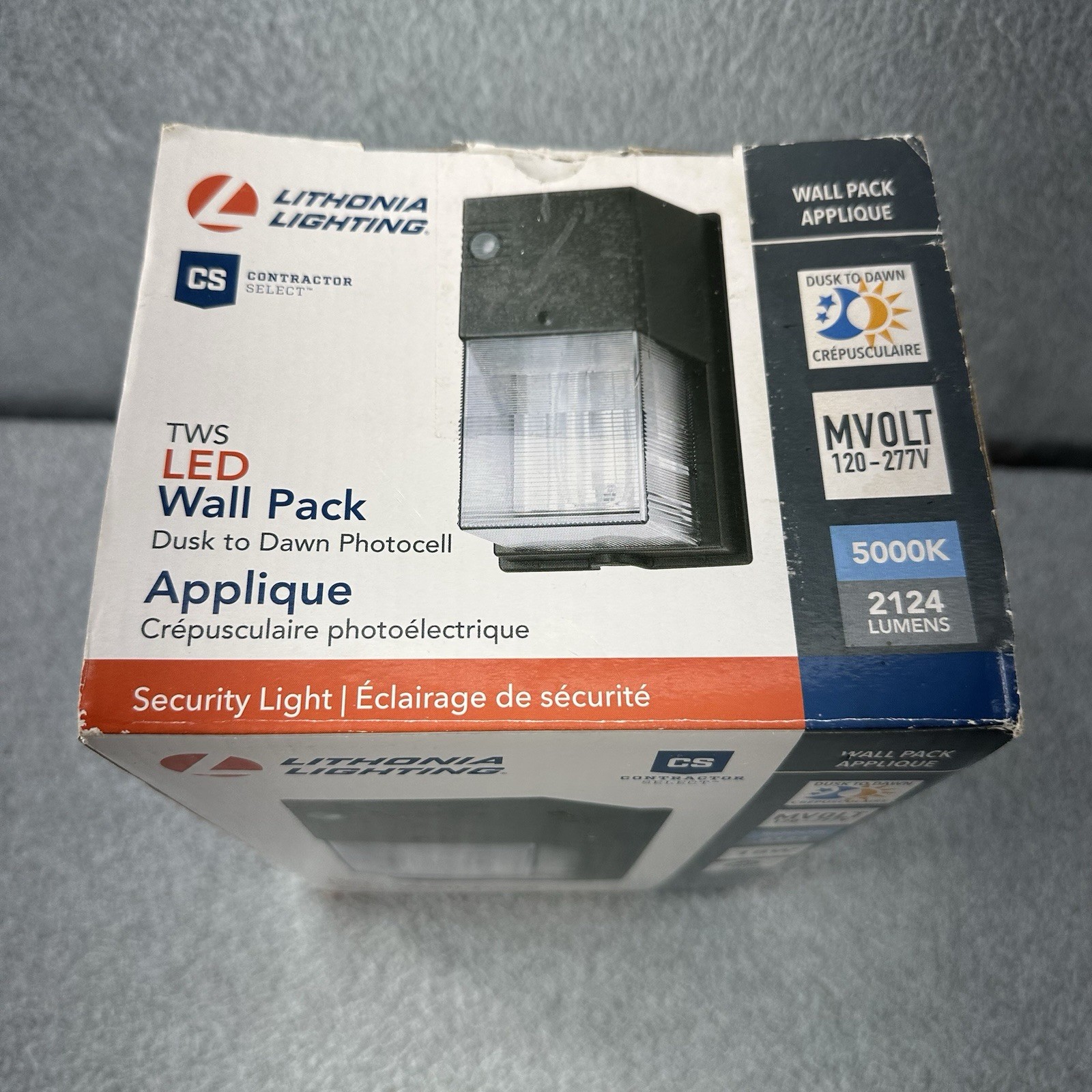 Lithonia Lighting 249NF2 Dusk To Dawn LED 70W Wall Pack Light Fixture 5000K New