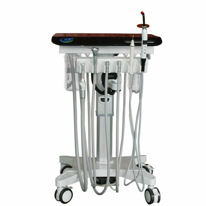 Greeloy GU-P302S Dental Mobile Delivery Cart Unit Adjustable Treatment System 4H
